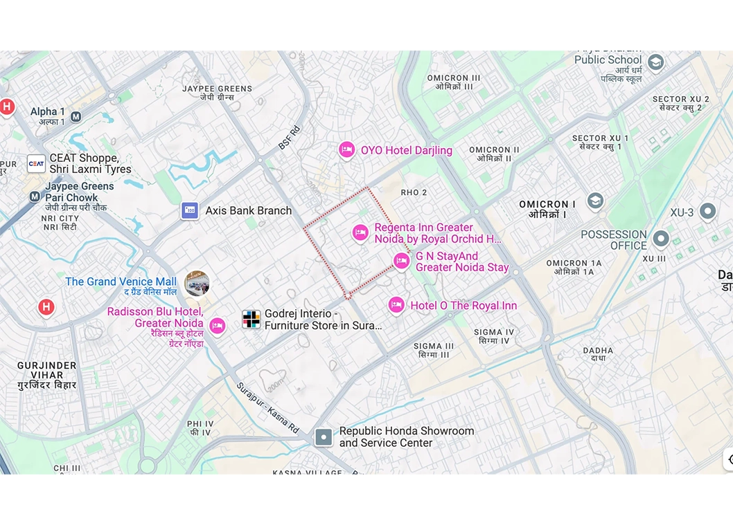 Max Estates 105 location map